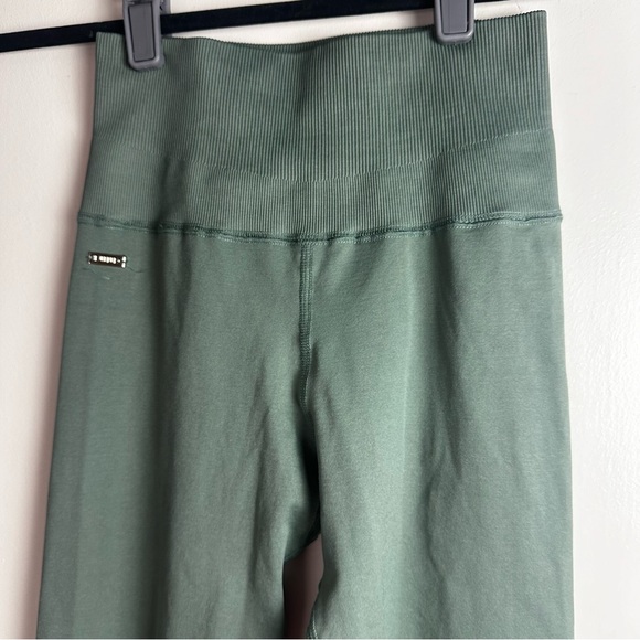Lune Active Silvered Olive Seamless Jayne Rec Fabric Silky Soft Leggings NWT XS - Picture 7 of 16